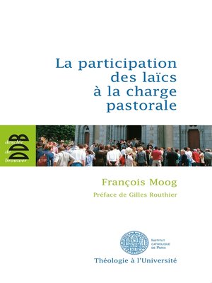 cover image of La participation des laïcs à la charge pastorale